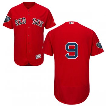 Red Sox #9 Ted Williams Red Flexbase Authentic Collection 2018 World Series Stitched MLB Jersey
