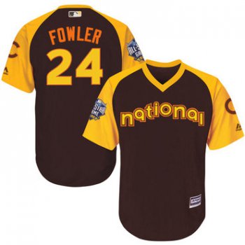 Dexter Fowler Brown 2016 MLB All-Star Jersey - Men's National League Chicago Cubs #24 Cool Base Game Collection