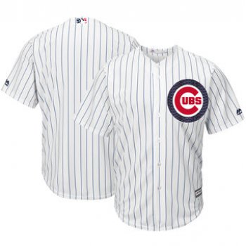 Chicago Cubs Majestic Blank White 2018 Stars & Stripes Cool Base Team Jersey
