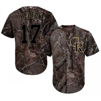 Colorado Rockies #17 Todd Helton Camo Realtree Collection Cool Base Stitched MLB Jersey