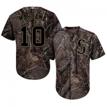 Seattle Mariners #10 Mike Marjama Camo Realtree Collection Cool Base Stitched MLB Jersey