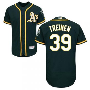 Oakland Athletics #39 Blake Treinen Green Flexbase Authentic Collection Stitched Baseball Jersey