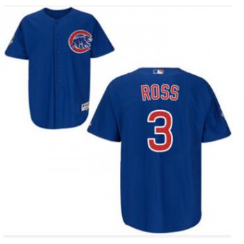 Women's Majestic Chicago Cubs #3 David Ross Authentic White Fashion MLB  Jersey