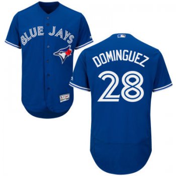 Men's Toronto Blue Jays #28 Matt Dominguez Royal Blue 2016 Flexbase Majestic Baseball Jersey
