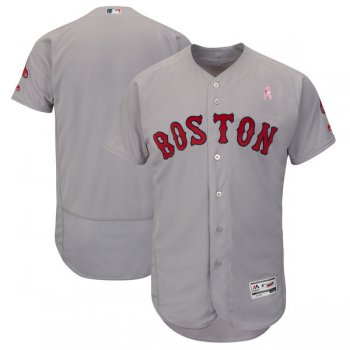 Boston Red Sox Blank Gray 2018 Mother's Day Flexbase Jersey