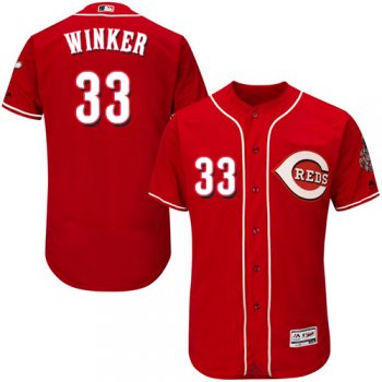 Cincinnati Reds #33 Jesse Winker Red Flexbase Authentic Collection Stitched Baseball Jersey