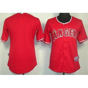 LA Angels of Anaheim Blank Red Jersey