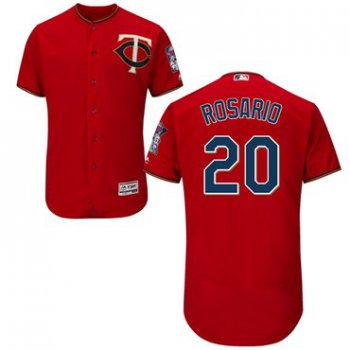 Minnesota Twins #20 Eddie Rosario Red Flexbase Authentic Collection Stitched Baseball Jersey