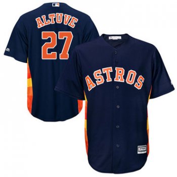 Houston Astros #27 Jose Altuve Navy Blue New Cool Base Stitched Baseball Jersey