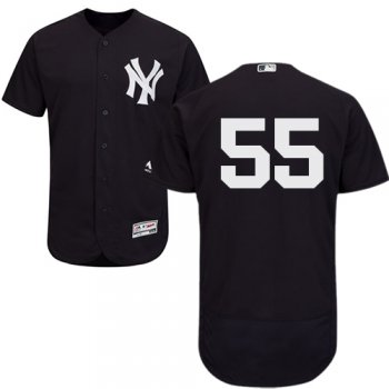 New York Yankees #55 Sonny Gray Navy Blue Flexbase Authentic Collection Stitched MLB Jersey