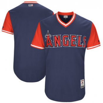 Men's Los Angeles Angels Majestic Navy 2017 Players Weekend Authentic Team Jersey