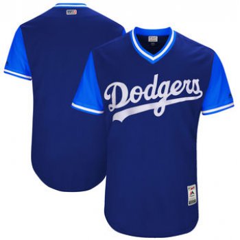 Men's Los Angeles Dodgers Majestic Navy 2017 Players Weekend Authentic Team Jersey