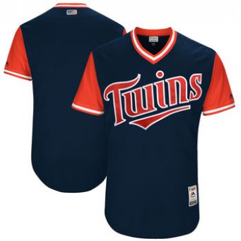 Men's Minnesota Twins Majestic Navy 2017 Players Weekend Authentic Team Jersey