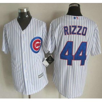 Men's Chicago Cubs #44 Anthony Rizzo Home White 2015 MLB Cool Base Jersey
