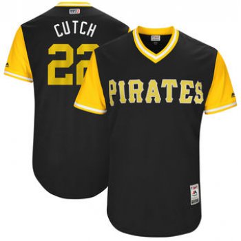 Men's Pittsburgh Pirates Andrew McCutchen Cutch Majestic Black 2017 Players Weekend Authentic Jersey
