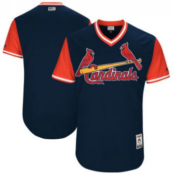 Men's St. Louis Cardinals Majestic Navy 2017 Players Weekend Authentic Team Jersey