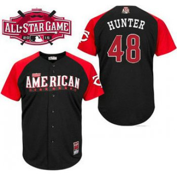 American League Minnesota Twins #48 Torii Hunter Black 2015 All-Star Game Player Jersey