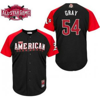 American League Oakland Athletics #54 Sonny Gray Black 2015 All-Star Game Player Jersey