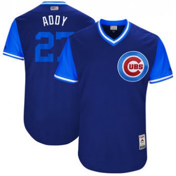 Men's Chicago Cubs Addison Russell Addy Majestic Royal 2017 Players Weekend Authentic Jersey