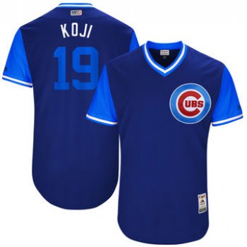Men's Chicago Cubs Koji Uehara Koji Majestic Royal 2017 Players Weekend Authentic Jersey
