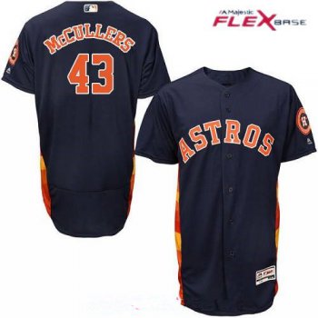 Men's Houston Astros #43 Lance McCullers Jr. Navy Blue Alternate Stitched MLB Majestic Flex Base Jersey