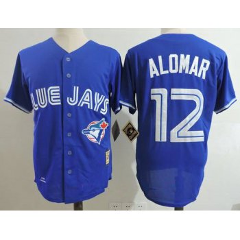 Men's Toronto Blue Jays #12 Roberto Alomar Royal Blue 1993 Throwback Cooperstown Collection Stitched MLB Mitchell & Ness Jersey
