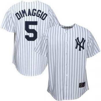 New York Yankees #5 DIMAGGIO white Jersey