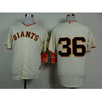 San Francisco Giants #36 Gaylord Perry Cream Cool Base Jersey