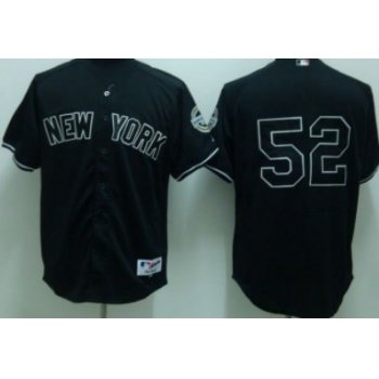 New York Yankees #52 CC Sabathia Black Jersey
