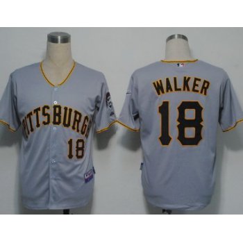 Pittsburgh Pirates #18 Neil Walker Gray Jersey