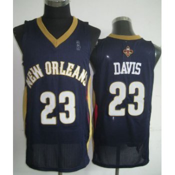 New Orleans Pelicans #23 Anthony Davis Navy Blue Swingman Jersey