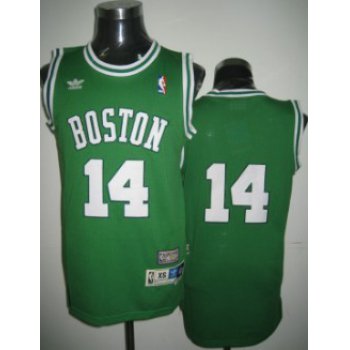 Boston Celtics #14 Bob Cousy Green Swingman Throwback Jersey