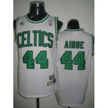 Boston Celtics #44 Danny Ainge White Swingman Throwback Jersey