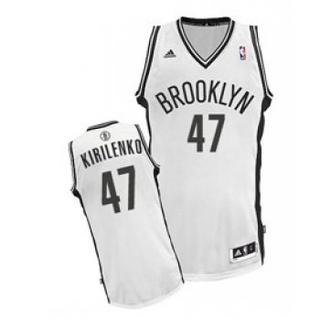 Brooklyn Nets #47 Andrei Kirilenko White Swingman Jersey