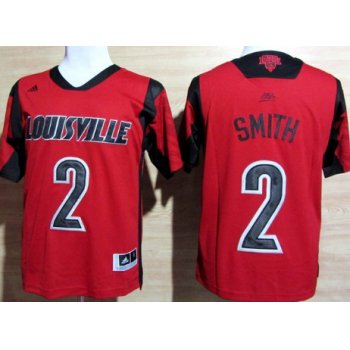 Louisville Cardinals #2 Russ Smith 2013 March Madness Red Jersey