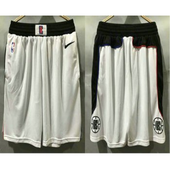 Men's Los Angeles Clippers NEW White Nike 2020 Swingman City Edition Shorts