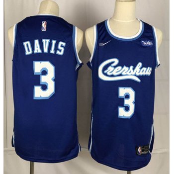 Crenshaw #3 Anthony Davis Swingman Stitched NBA Jersey