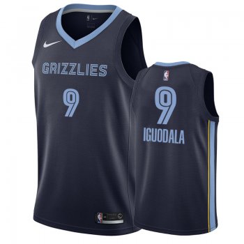 Nike Grizzlies #9 Andre Iguodala Navy Blue Icon Edition Men's NBA Jersey