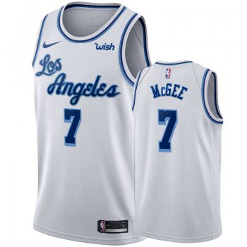 Nike Lakers #7 Javale Mcgee White 2019-20 Hardwood Classic Edition Stitched NBA Jersey