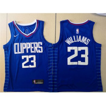 Clippers 23 Lou Williams Blue Nike Swingman Jersey