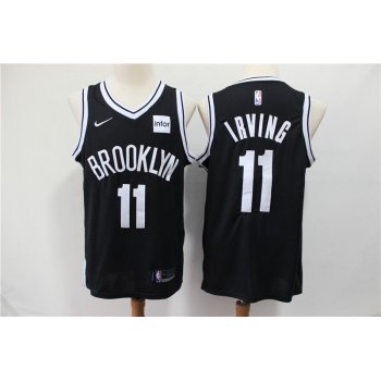 Nets 11 Kyrie Irving Black Nike Swingman Jersey