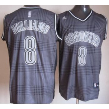 Brooklyn Nets #8 Deron Williams Black Rhythm Fashion Jersey