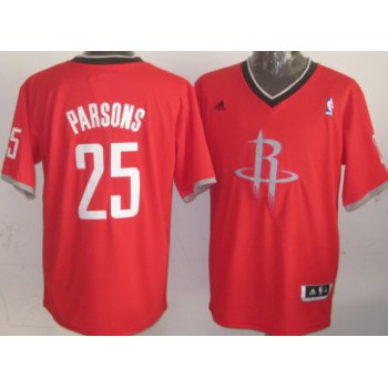 Houston Rockets #25 Chandler Parsons Revolution 30 Swingman 2013 Christmas Day Red Jersey