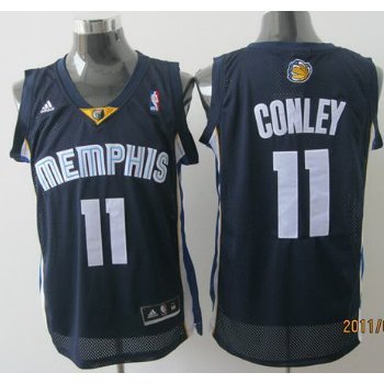 Memphis Grizzlies #11 Mike Conley Navy Blue Swingman Jersey