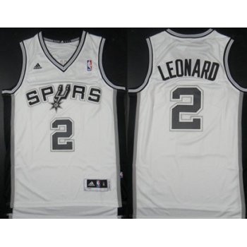 San Antonio Spurs #2 Kawhi Leonard Revolution 30 Swingman White Jersey
