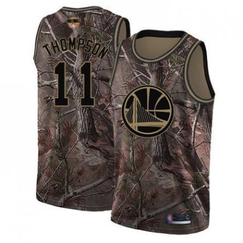 Warriors #11 Klay Thompson Camo 2019 Finals Bound Basketball Swingman Realtree Collection Jersey