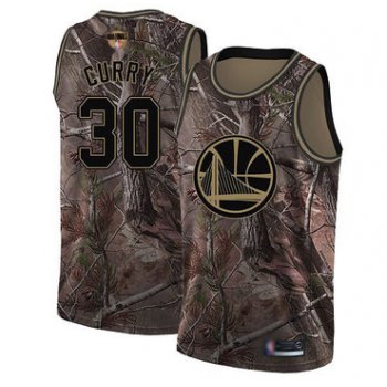 Warriors #30 Stephen Curry Camo 2019 Finals Bound Basketball Swingman Realtree Collection Jersey