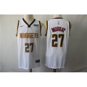 Denver Nuggets 27 Jamal Murray White Nike Swingman Jersey