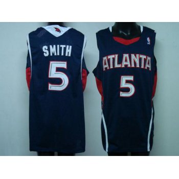 Atlanta Hawks #5 Josh Smith Blue Swingman Jersey