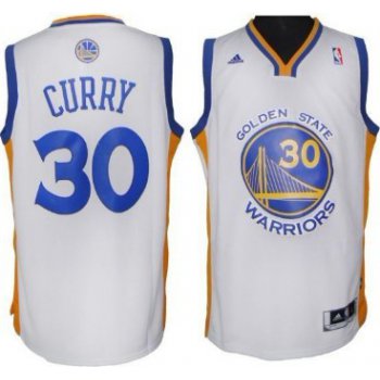 Golden State Warriors #30 Stephen Curry Revolution 30 Swingman White Jersey